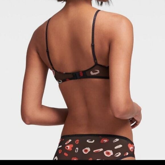 DKNY Sexy Playful Mesh Bralette small New - Picture 2 of 5
